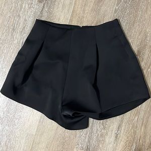 Zara balloon satin shorts